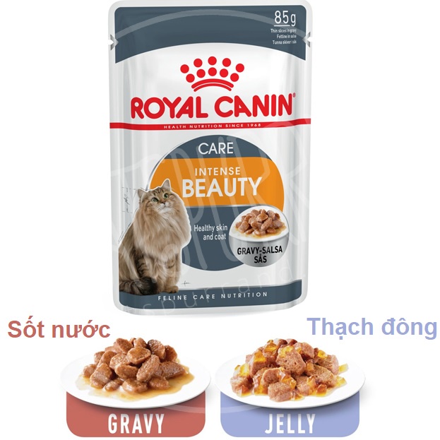 Pate Royal Canin Beauty in Gravy 85g chăm sóc da lông