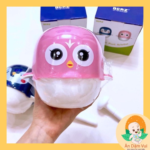 Bộ chế biến ăn dặm chim cánh cụt BERZ xuất Anh siêu đáng yêu tiện lợi bao gồm 6 dụng cụ chế biến ADKN.