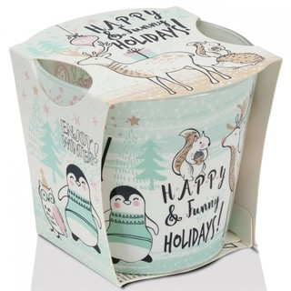 LY NẾN THƠM BARTEK CANDLES PTT02785 HƯƠNG TUYẾT THÔNG QUẾ