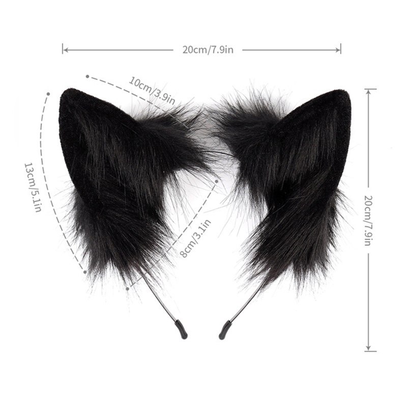 Băng Đô Tai Thú Hoạt Hình Hóa Trang Dự Tiệc