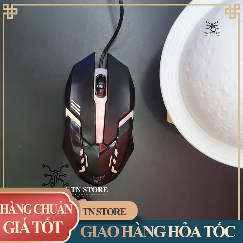 Combo bàn phím chuột MÀU TRẮNG GIẢ CƠ CÓ LED GIÁ RẺ Tn Store