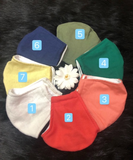Khẩu trang linen 4 lớp : linen - thun cotton - vải không dệt, kháng nước - thun mè thông hơi | BigBuy360 - bigbuy360.vn