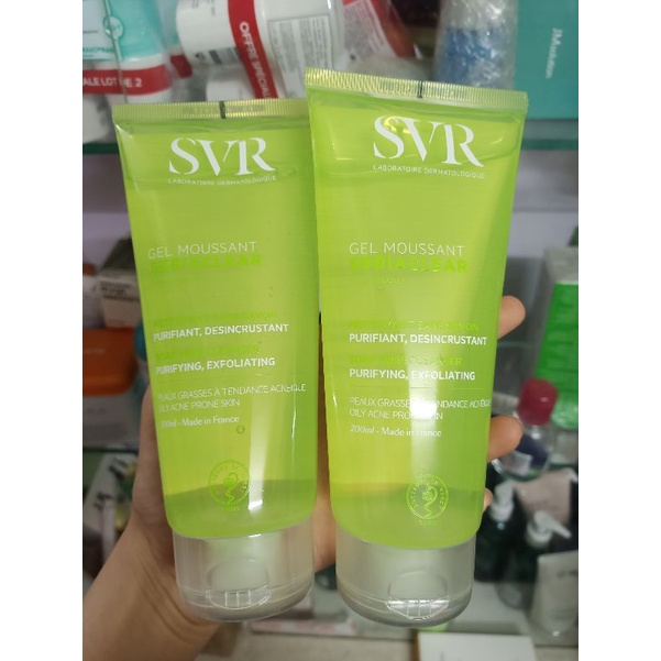 Sữa rửa mặt SVR sebiaclear gel moussant 200ml