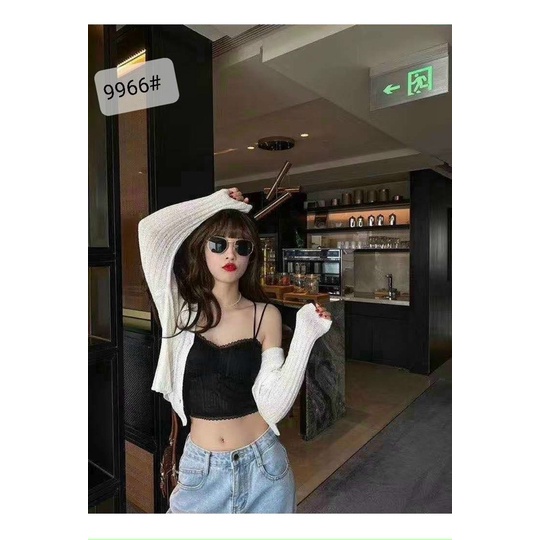 Áo bara ren hai màu hàng QC xịn alohashop91