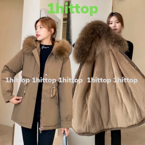 Áo khoác phao nữ , áo paka hàng QC mã 811 1hittop