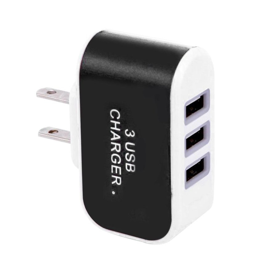 Củ Sạc 3 Cổng Usb Màu Sắc Ngọt Ngào