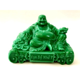 Tượng ngài Di Lặc ngồi có chữ vạn sự như ý- Buddha168shop