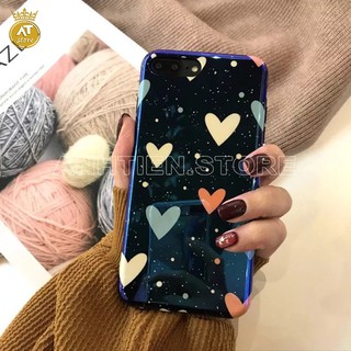 Ốp lưng trái tim dẻo bóng iphone 6 6plus 7 7plus 8 8plus