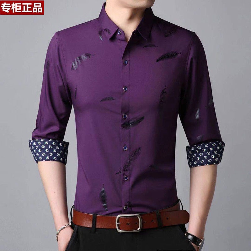 Áo Sơ Mi Nam Dài Tay Họa Tiết Caro Thời Trang