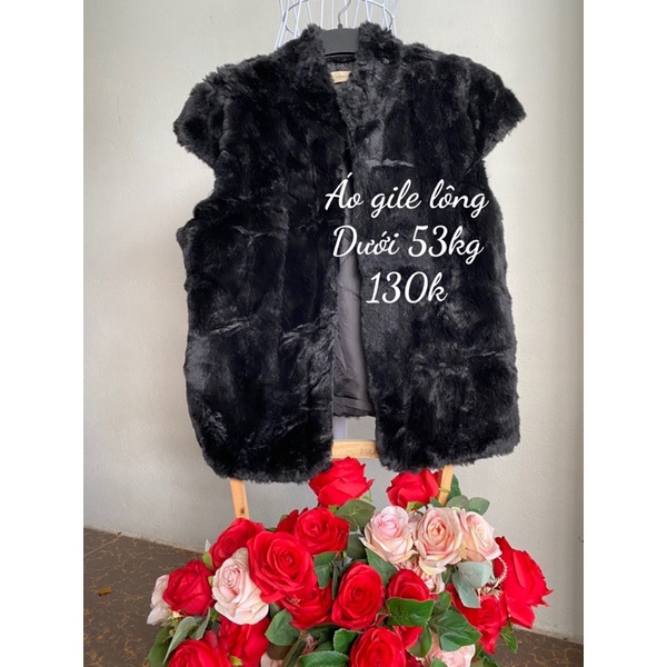 Áo khoác gile lông kiểu
