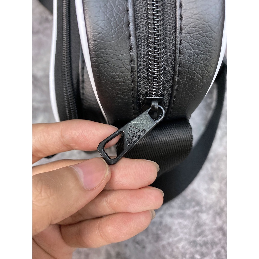 ⚡️ Túi Đeo Chéo Adidas Vintage Mini Bag - Black HÀNG XUẤT DƯ FULL TEM TAG