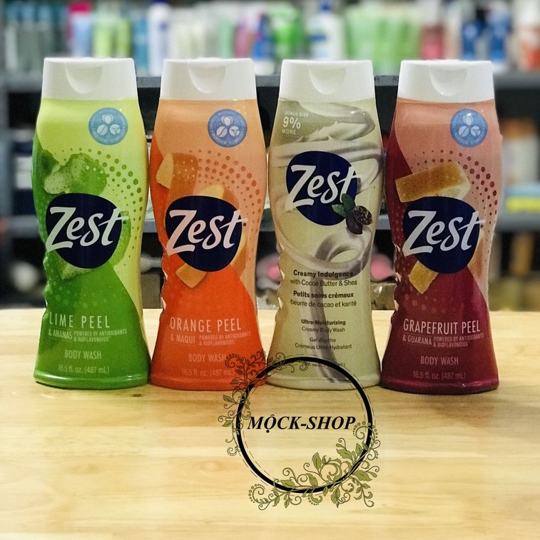 Sữa tắm Zest các mùi