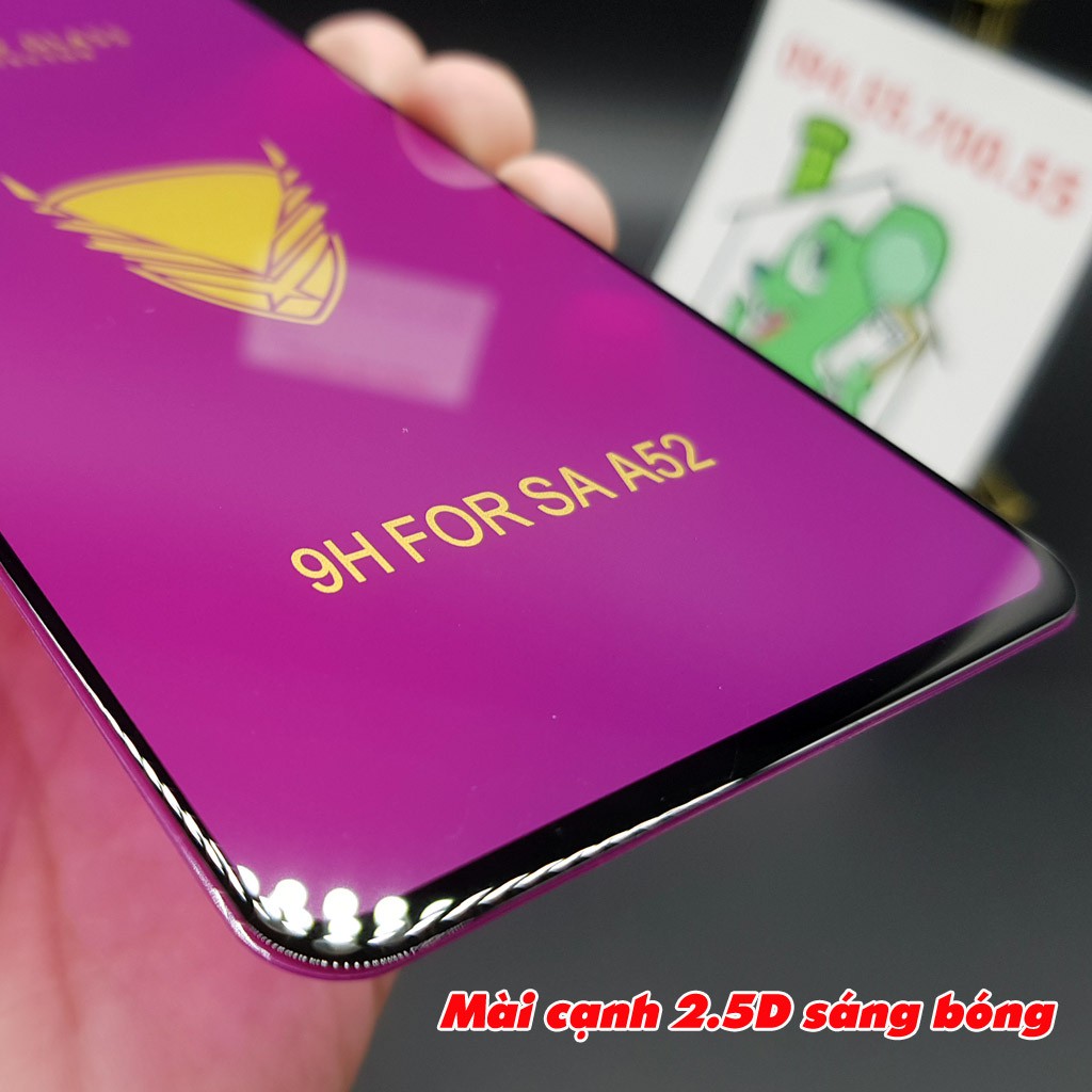 [FULL KEO-Ảnh Thật] Kính CL Samsung A33/A53/A52/A52s/M22/ S20 FE Cường Lực 2.5D-9H FULL Màn