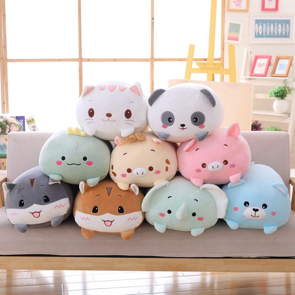 FAY Animal Sweet Kids Toys Hamster&amp;Elephant&amp;Deer Baby Pillow Soft Cartoon Panda