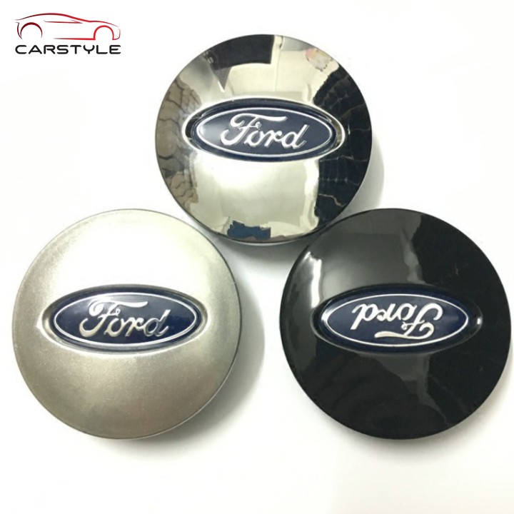 Logo chụp mâm bánh xe ô tô Ford đường kính 65mm FORD-65 （ 1 Chiếc) Logo biểu tượng chụp mâm, vành, bánh xe ô tô/đường kính 65mm