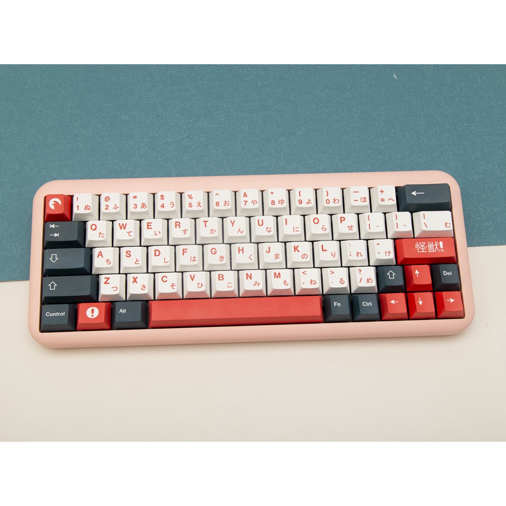 140 Phím Kaiju Keycaps Cherry Profile Anime PBT DYE SUB Bàn phím cơ học Keycap