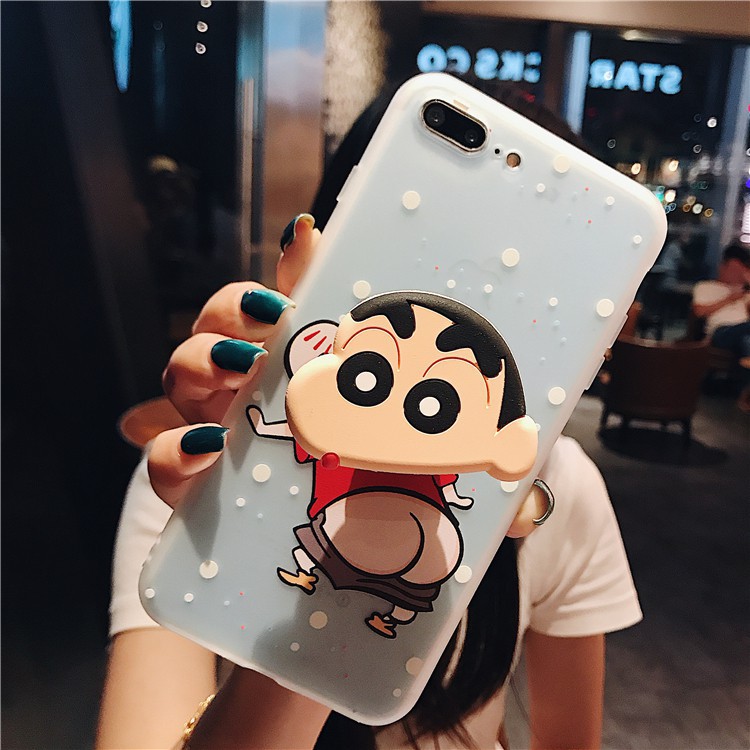 [ IPHONE ] Ốp Lưng Silicon Shin Maruko - Kèm Phụ Kiện - B050 | BigBuy360 - bigbuy360.vn