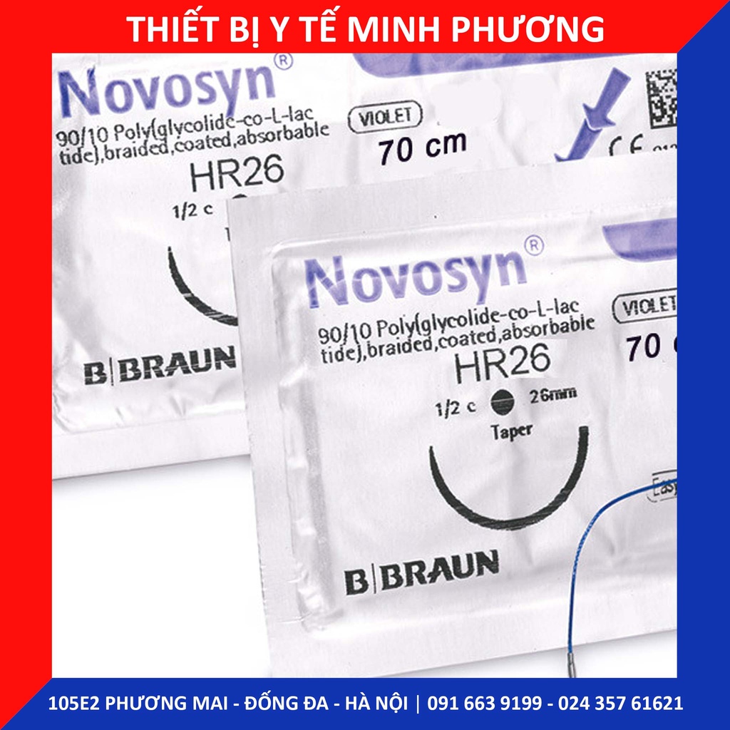 Bán lẻ chỉ khâu phẫu thuật tự tiêu Novosyn các số