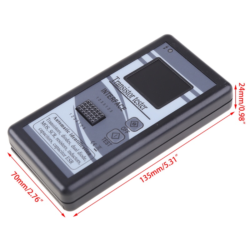 Thiết bị kiểm tra điện trở MOS ESR LCR màn hình màu