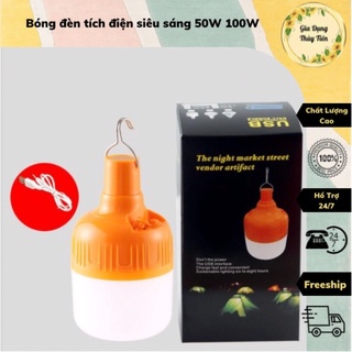  Bóng đèn tích điện siêu sáng 50W 100W 150W 