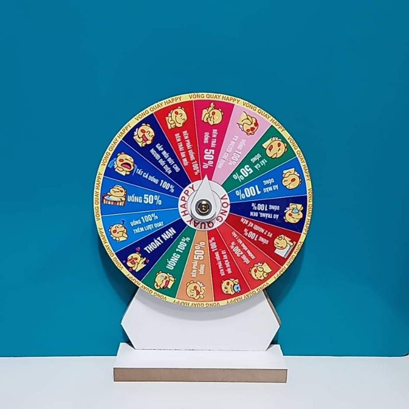 VÒ̀NG QUAY BIA RƯỢU - Size 25cm _ trụ đứng 36cm