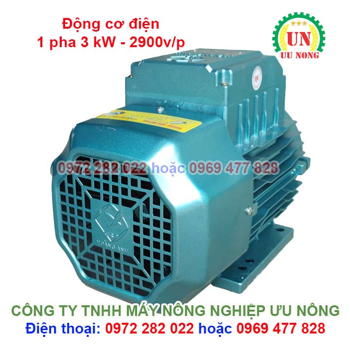 Động cơ điện 1 pha 1.1 kw - 3.5 kw  - Mô tơ điện 1 pha dây đồng 100%