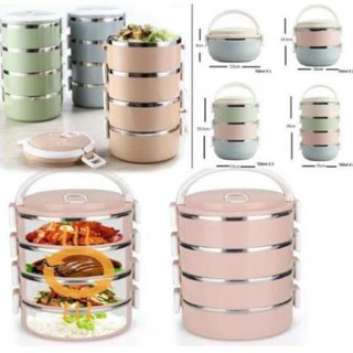 Cặp lồng cơm - Cà mên 4 tầng lúa mạch(4 TẦNG - LÚA MẠCH)