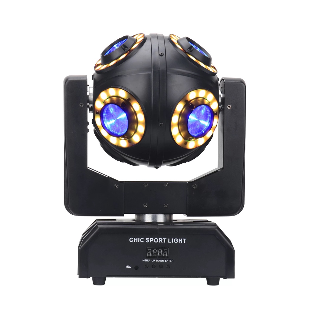 ĐÈN MOVING BALL  8 MẮT LED  NEW  - THÍCH HỢP DÙNG TRONG DISCO , CLUB , DJ.