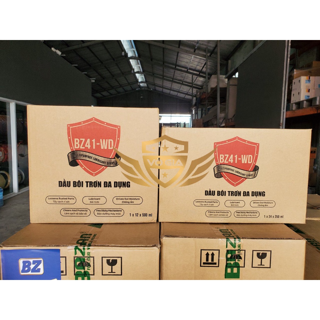 [Mã LIFEAUMAY giảm 10% tối đa 30k đơn 150k] Chai xịt chống rỉ sét BZ 41 WD dùng cho Winner Satria Raider Wave Dream