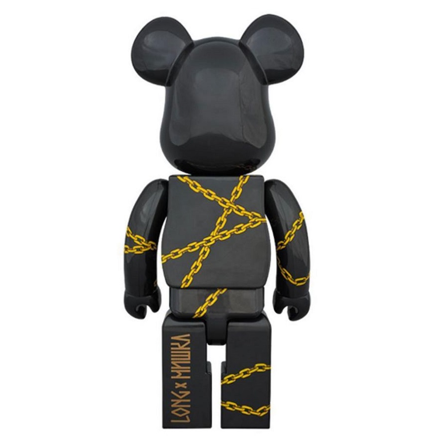 Mô hình trưng bày decor gấu Bearbrick x MISHKA x LONG 400%