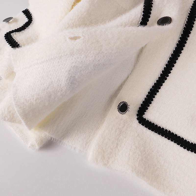 Hàng Sẵn_ Áo khoác len cardigan nữ retro áo len dệt kim lười Nhật Bản