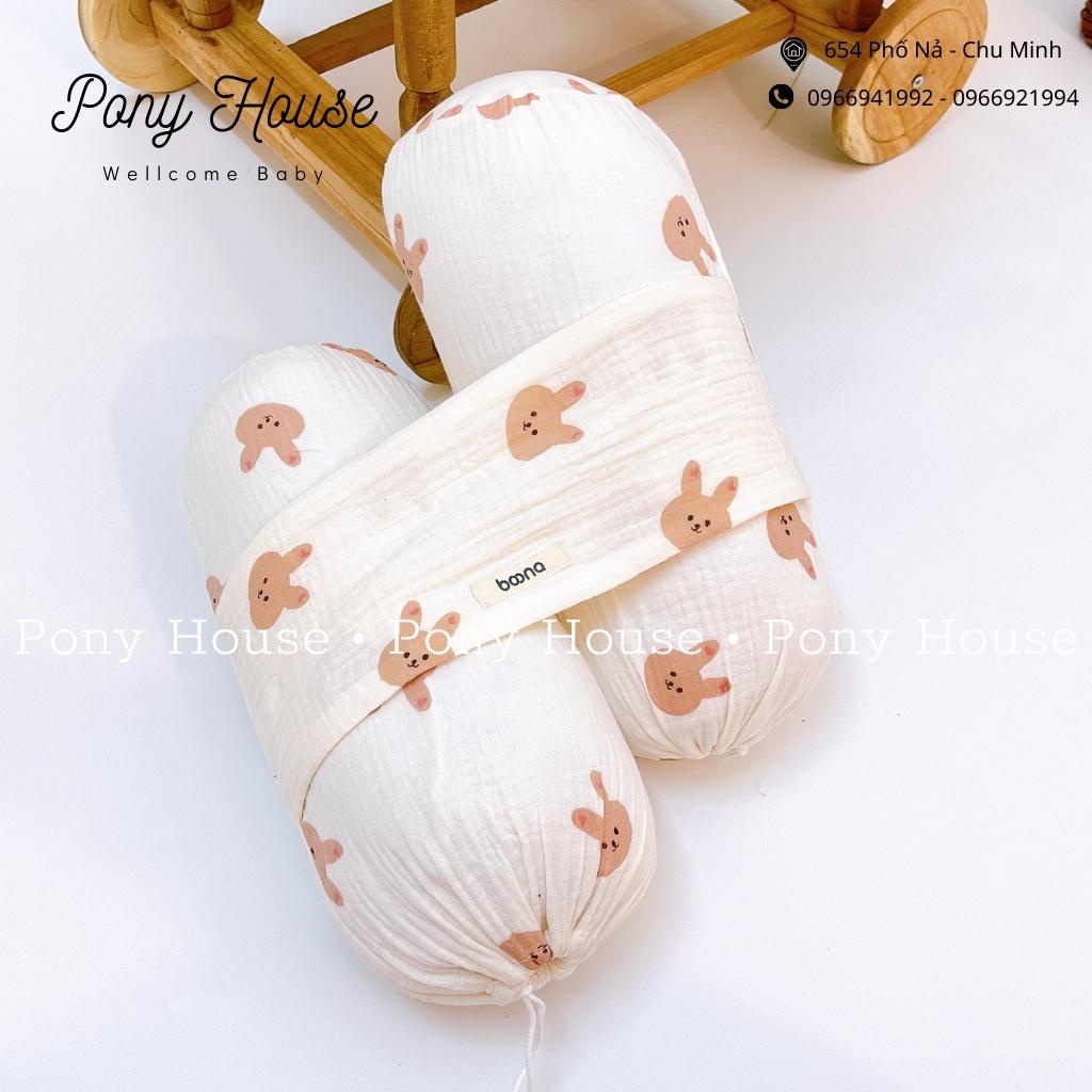 Bộ Chặn Xô Sơ Sinh Boona Xô Muslin Ruột Bông Tự Nhiên Siêu Mềm Mại Chống Giật Mình Cho Bé Sơ Sinh