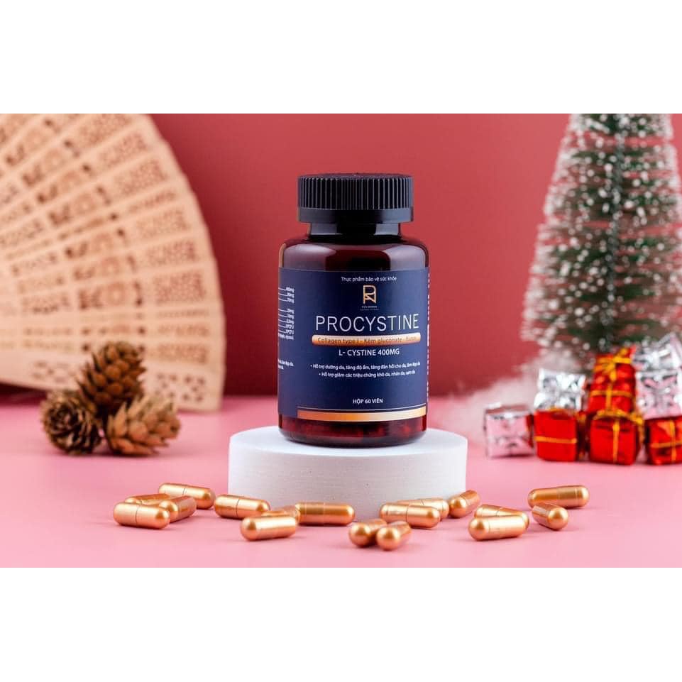 Viên uống giảm mụn trắng da Procystine 60 viên