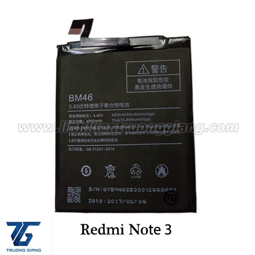 PIN XIAOMI BM46 / REDMI NOTE3 / REDMI NOTE 3PRO