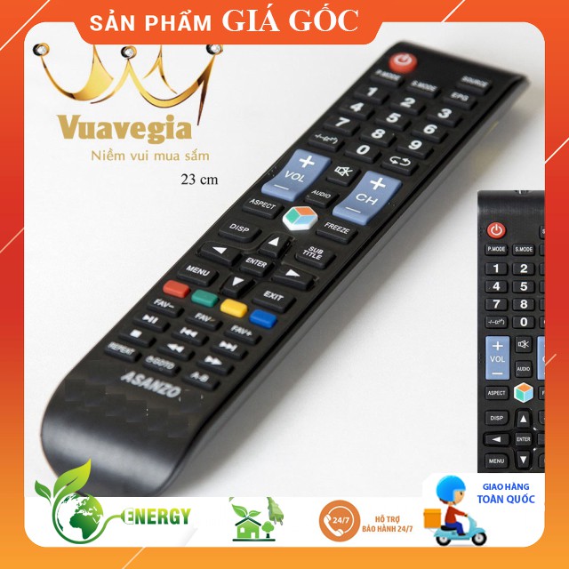 CHÍNH HÃNG Remote điều khiển Tivi ASANZO ĐỦ LOẠI II