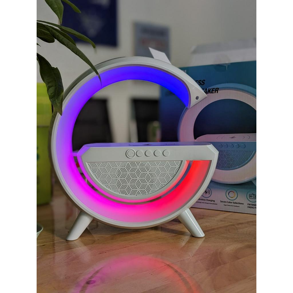 [HOT 2023] Loa bluetooth chữ G, Tích hợp sạc không dây 15W, Led RBG đổi màu - Loa nghe nhạc, Loa bluetooth mini