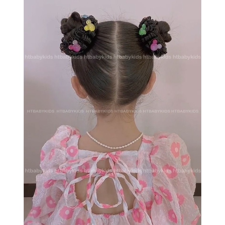 Dây Buộc Tóc Kiểu Tóc Giả Phong Cách Dễ Thương Cho Bé Gái