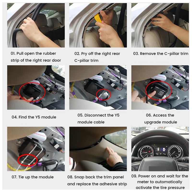 Thiết Bị Giám Sát Áp Suất Lốp Xe Toyota Corolla Cross 2020-2022 TPMS