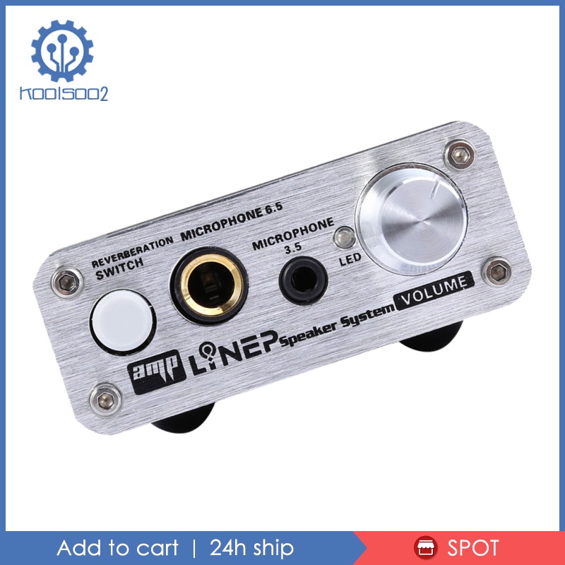 [KOOLSOO2]A907 Microphone Sound Amplifier 2 Channel Wired PC Audio Slot for Karaoke