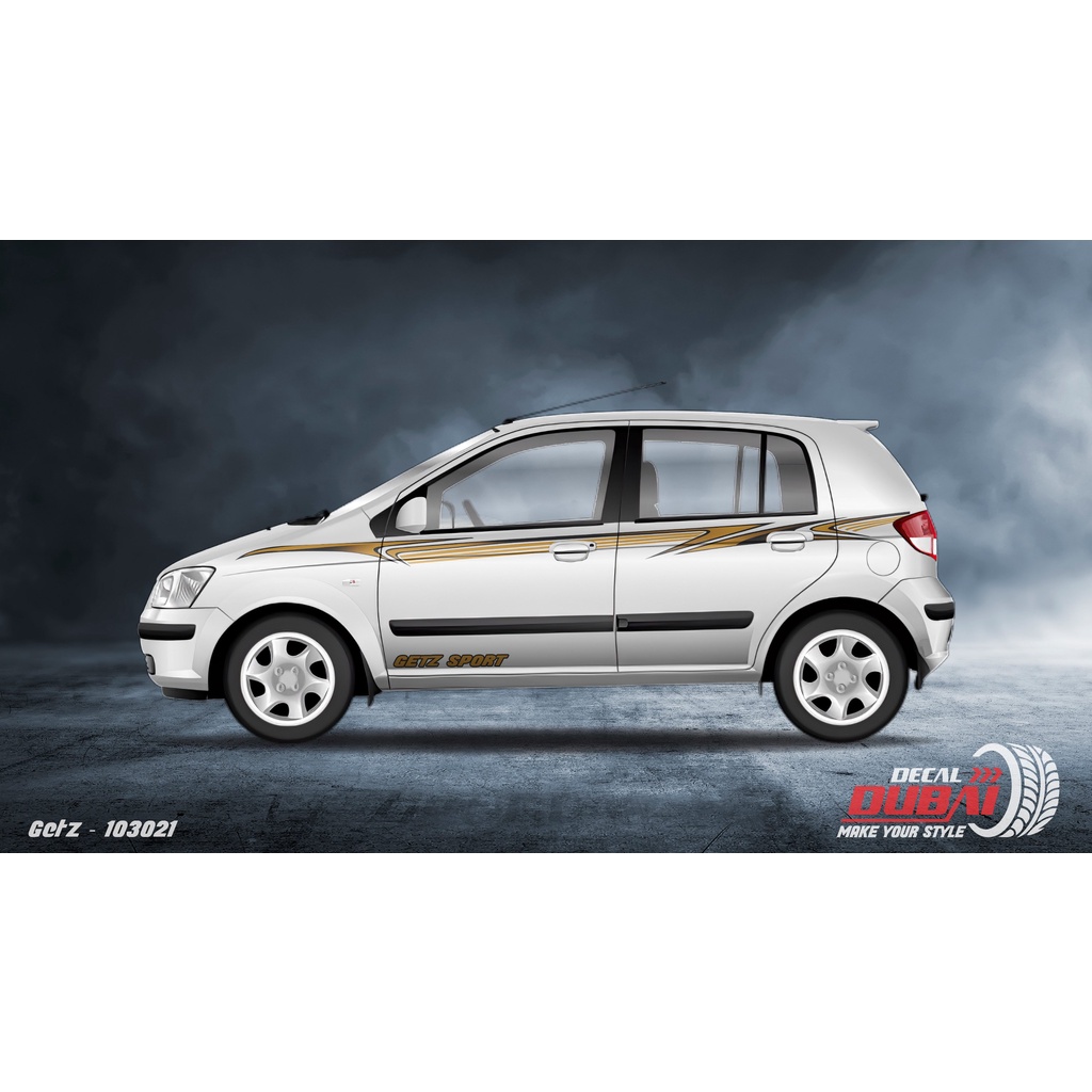 Tem dán thể thao xe Getz