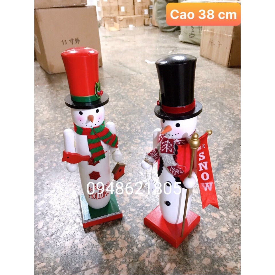Lính chì các hình trang trí noel cao 38cm