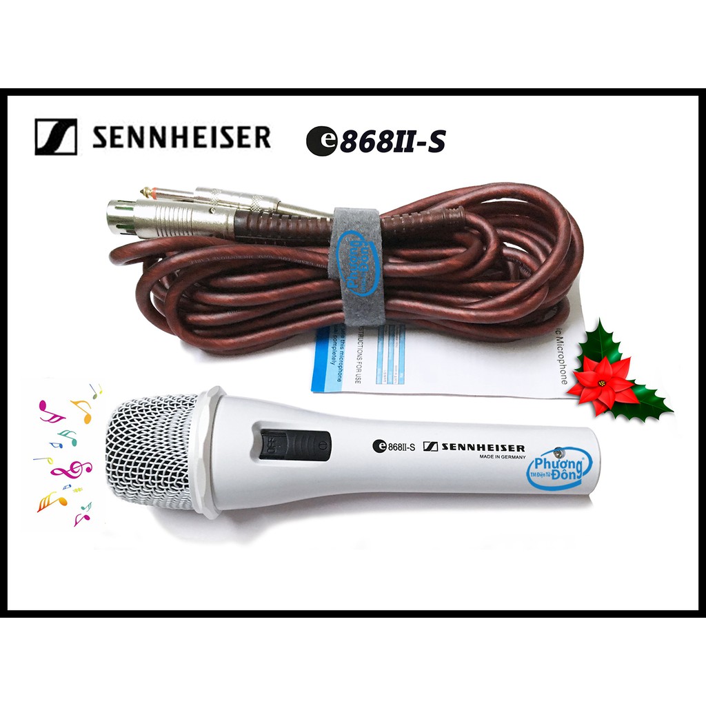 Micro karaoke Sennheiser E 868II-S có dây cao cấp