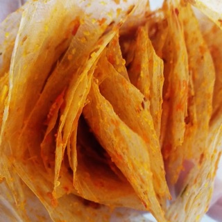 Bánh tráng trộn tôm tỏi Long An
