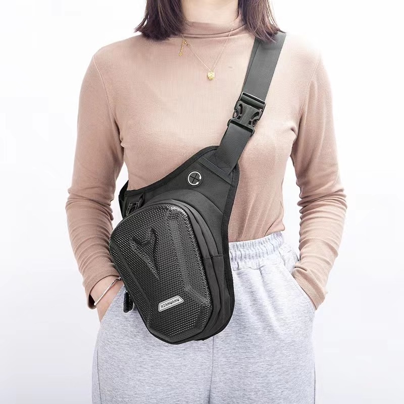Túi đeo hông/ trước ngực đa năng chống thấm nước khi lái xe mô tô/ đạp xe Túi đùi