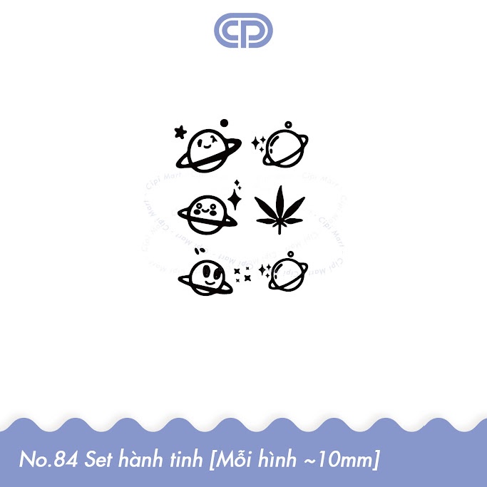 CIPI MART - Hình xăm tạm thời 15 NGÀY - chống nước, cọ xát 084