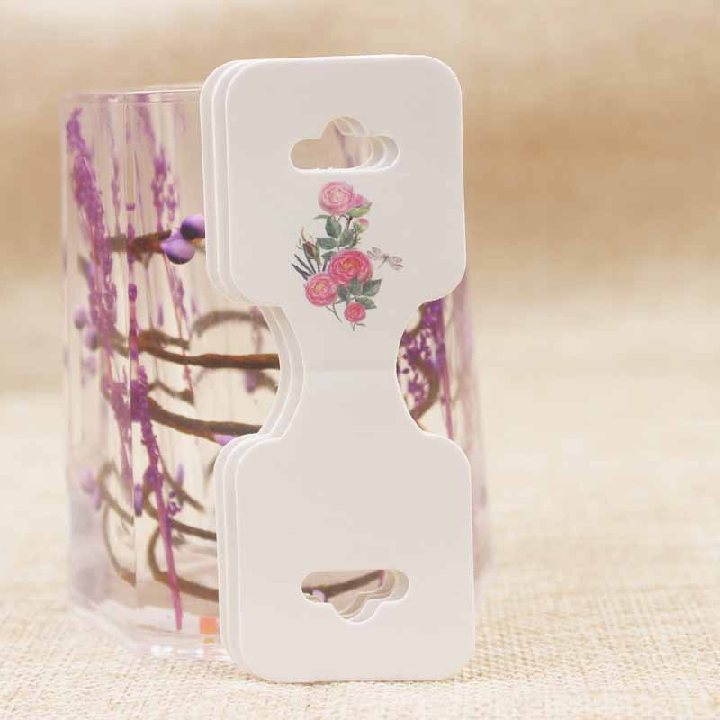 100Pcs color prints Necklace Colored earrings set suitable for Decorative Hair Cards Hair Strap