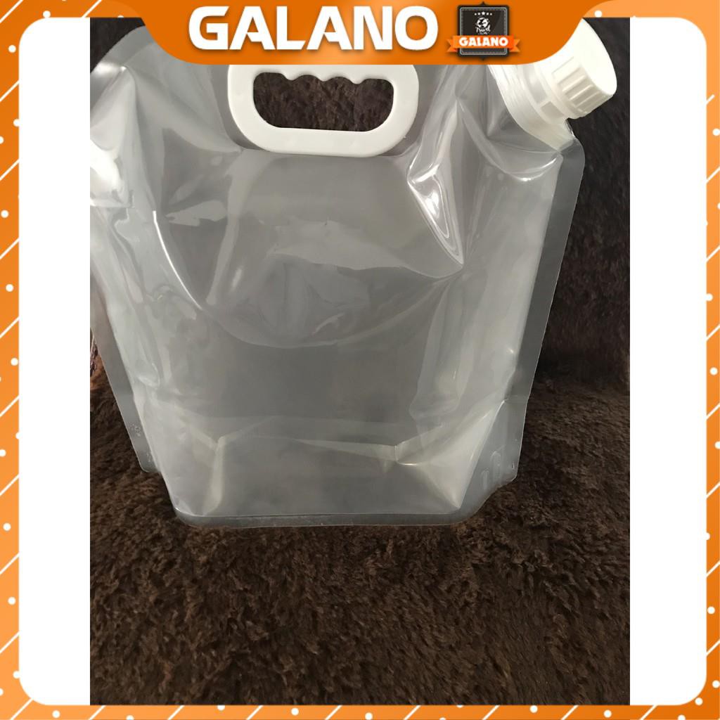 Bình đựng nước 5 lít GALANO túi đựng nước gấp gọn đi du lịch, dã ngoại tiện dụng HG-001196