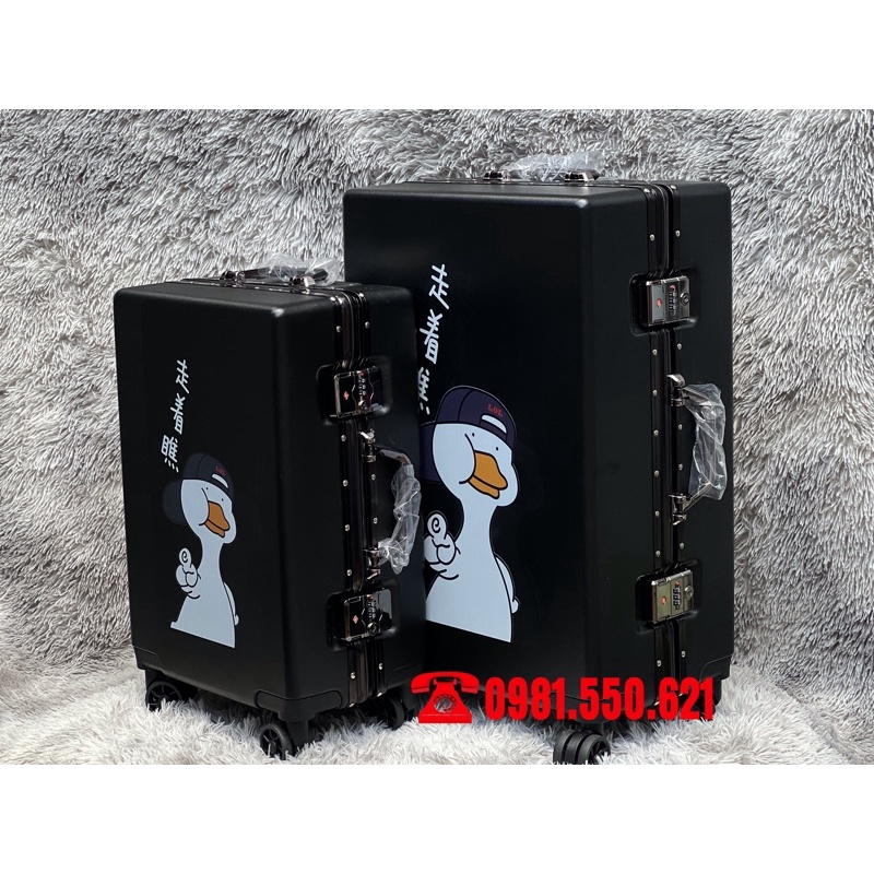 Vali kéo khung nhôm K2236  Khoá TSA tiêu chuẩn Mỹ