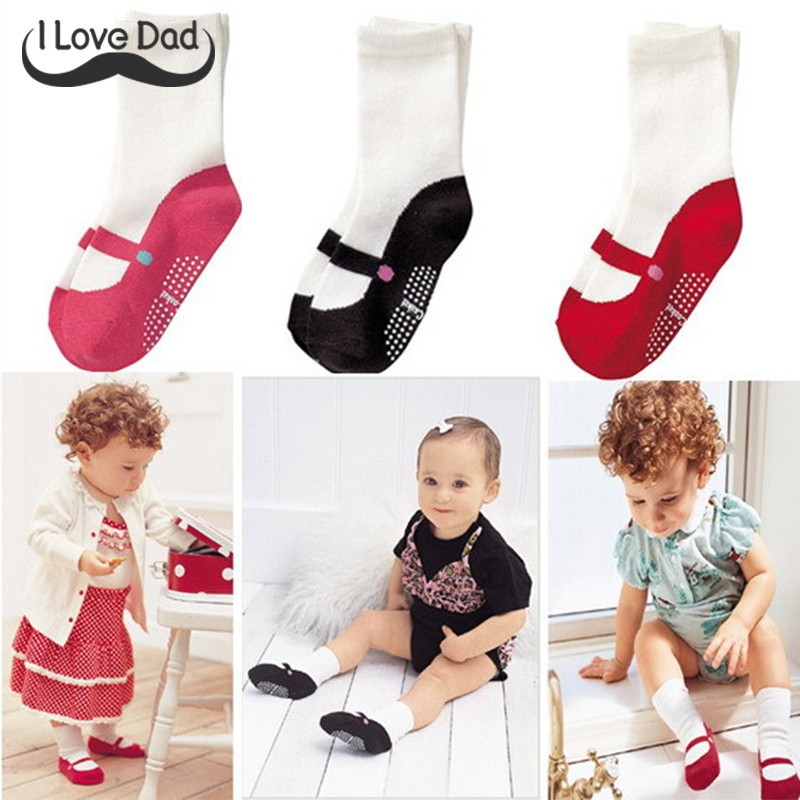 Vớ mini hình giày chống trượt kiểu mùa hè cho em bé