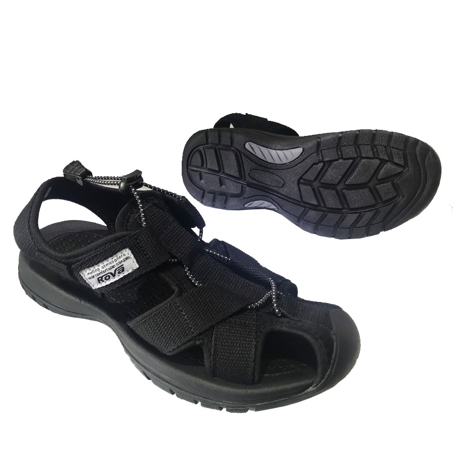 [Mua Kèm Áo Thun 0Đ] Giày Sandal Bít Mũi Nam Đế Đúc Chắc Chắn Hiệu Rova - RV626B Nâu